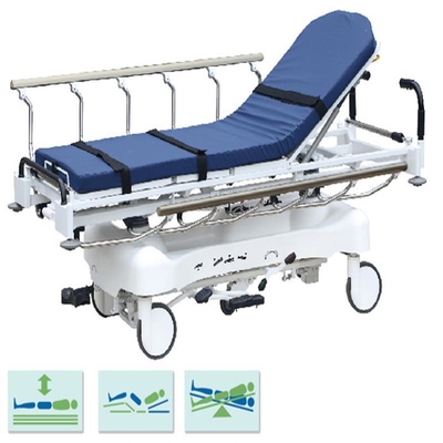 MN-YD001  Hydraulic Adjustable Emergency Stretcher Medical ABS Stretcher Patient Transfer Trolley Bed