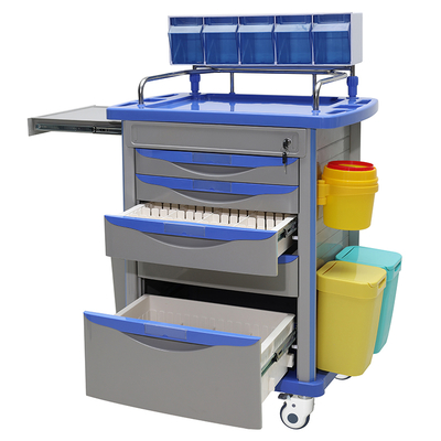 MN-AC001 High Quality ABS Anesthesia Cart for Medical Surgical Room