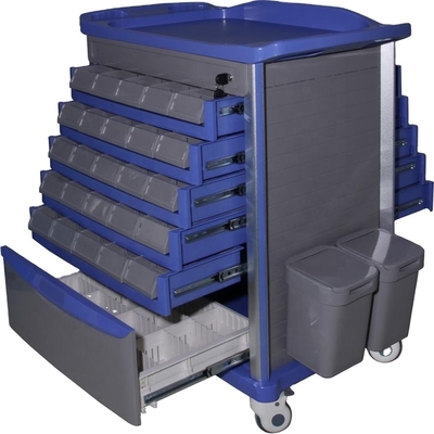 MN-DC003 ABS Plastic Anesthesia Emergency Clinical Medicine Hospital Trolley