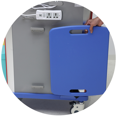 MN-EC003  Good Price  Medical Emergency Trolley Treatment Cart for Hospital Use