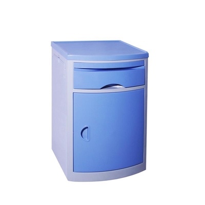 MN-BL001 Hospital Basic Medical Table ABS Plastic Bedside Cabinet with Drawers for Patient Use