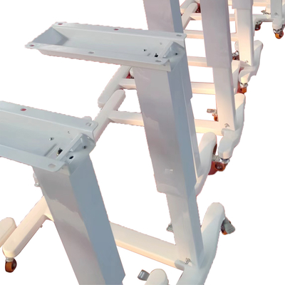 MN-OVT001 ABS Adjustable Movable Bedside Over Bed Table Hospital Dining Table for Hospital